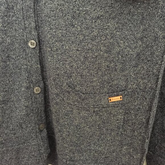 Roots Slub Long Cardigan Medical Blue Pepper New With Tags! - Picture 5 of 5